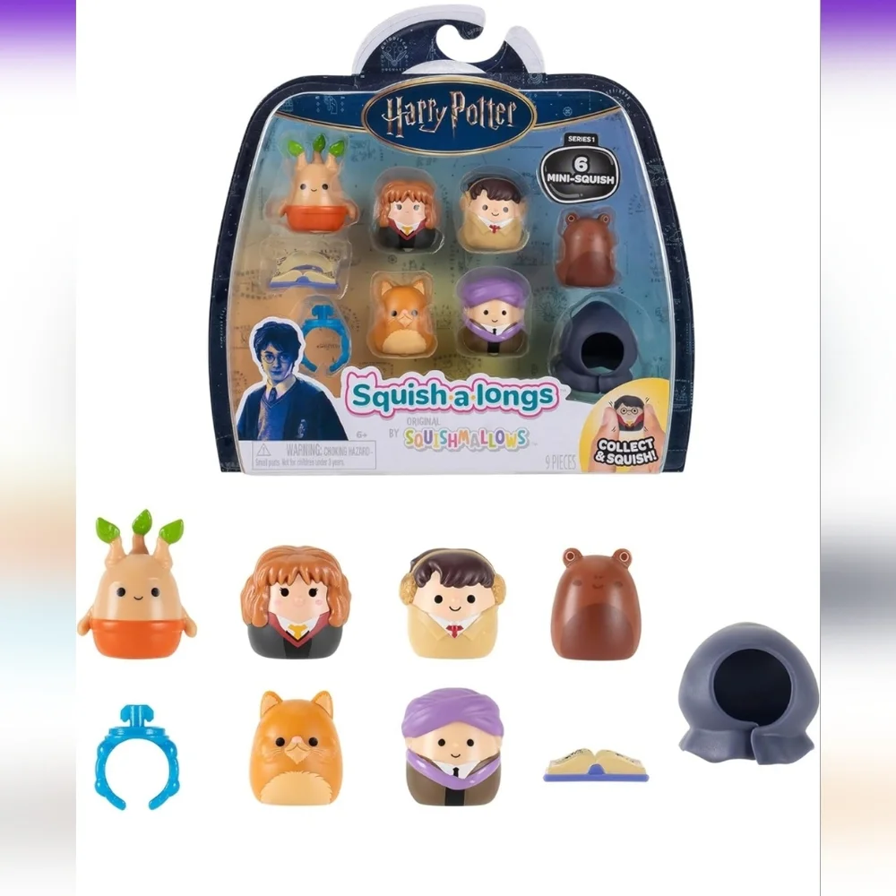 Squishmallows Harry Potter Mini Squish-a-longs Set